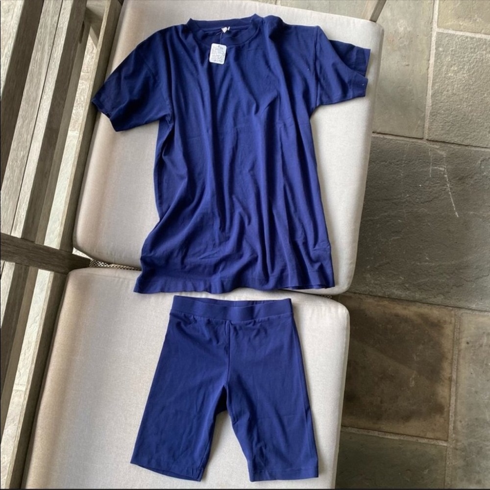 Free People Kim Organic Cotton Lounge Set NWT